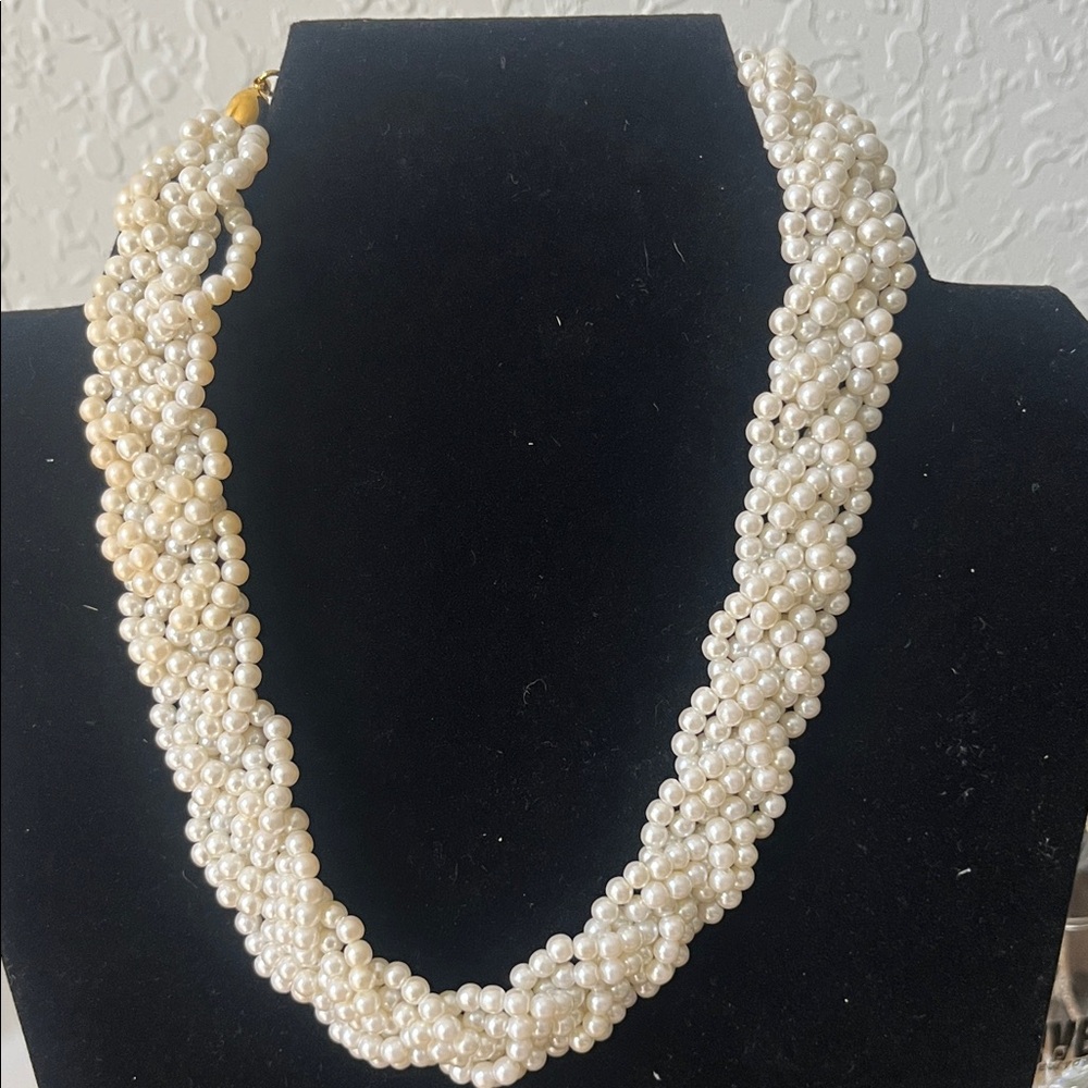 Napier Elegant Pearl Twist Necklace